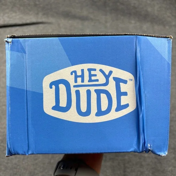 Hey Dude Wally Tri Clemson Orange Purple Men's Size 8 Casual Slip On Loafers NEW - Picture 13 of 16